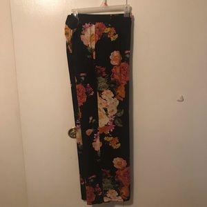 Colorful wide legged pants